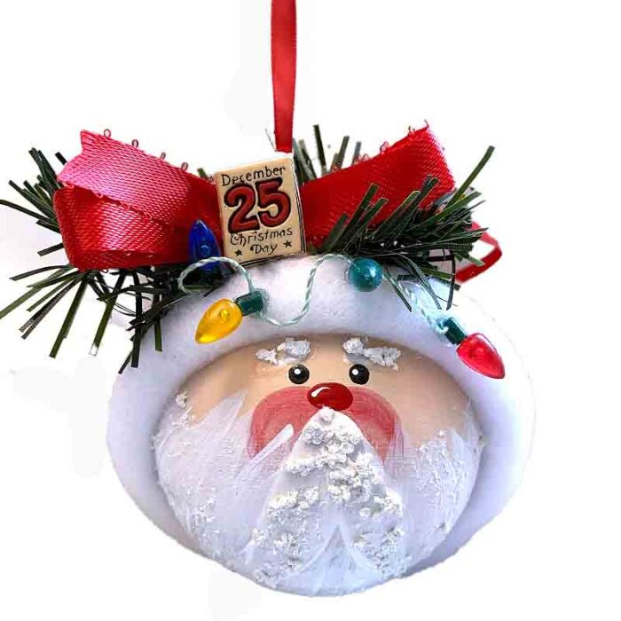 Santa-Christmas-Gift-Ornaments-Townsend-Custom-Gifts-Festive-Santa-with-String-of-Lights-and-25th-Calendar-Page