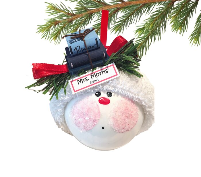 Student Teacher Christmas Ornaments Primary Books Townsend Custom Gifts W197 307 SAMPLE - Image 4
