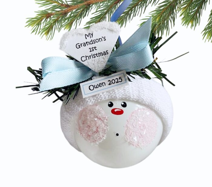 My Grandson's 1st Christmas Ornaments