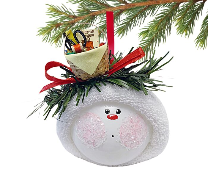 Sewing Christmas Gift Ornaments Wicker Basket Supplies Townsend Custom Gifts W198 388 SAMPLE