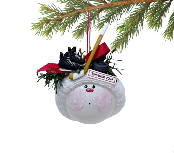 Hockey Sport Gift Ornaments Stick Puck Skates