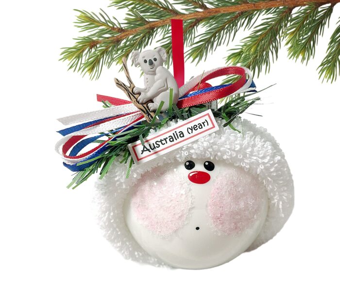 Zoo Souvenir Christmas Ornaments Australian Koala Bear Townsend Custom Gifts