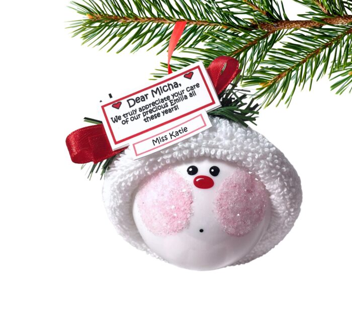 Babysitter Christmas Gift Ornaments Sign Townsend Custom Gifts CA51 SAMPLE