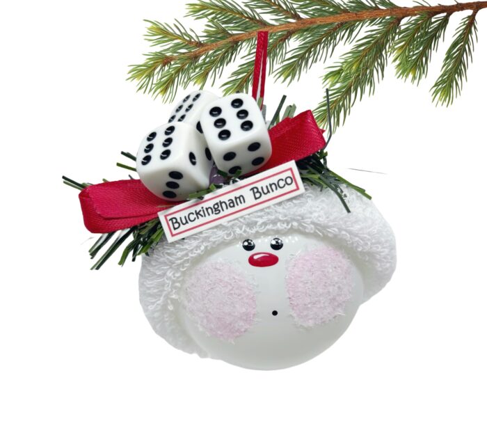 Bunko Bunco Christmas Ornaments Dice Townsend Custom Gifts