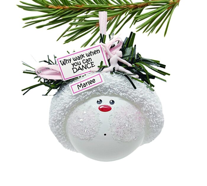 Dance Instructor Gift-Christmas Ornament:  Townsend Custom Gifts
