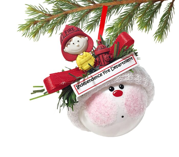 Fireman Christmas Ornaments Firemen Red Fire Hydrant