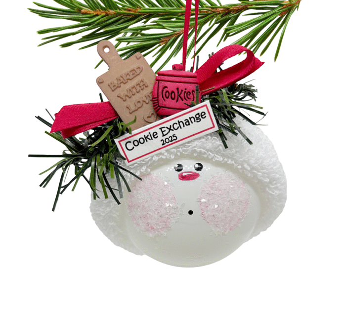 Baking Gift Christmas Ornaments with Cookie Jar, Baked With Love, and Cookie Sheet