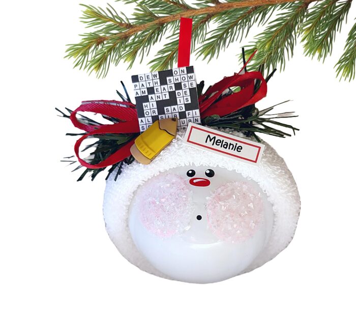 Crossword Puzzle Player Christmas Ornaments Pencil (Color May Vary) Townsend Custom Gifts SAMPLE   W60/CA58  1330