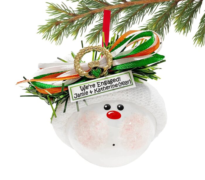 Irish Wedding Christmas Ornaments Claddagh Ring - Image 2