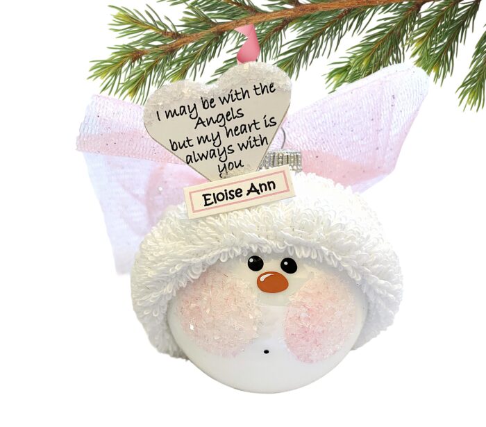 Memorial Angel Christmas Ornaments