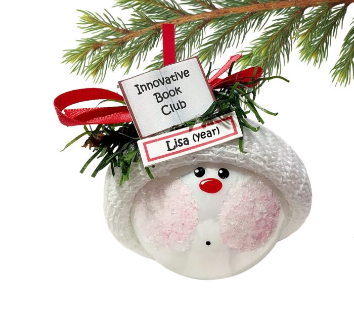 Book Club Gift Ornaments Custom Personalized Book Townsend Custom Gifts SAMPLE