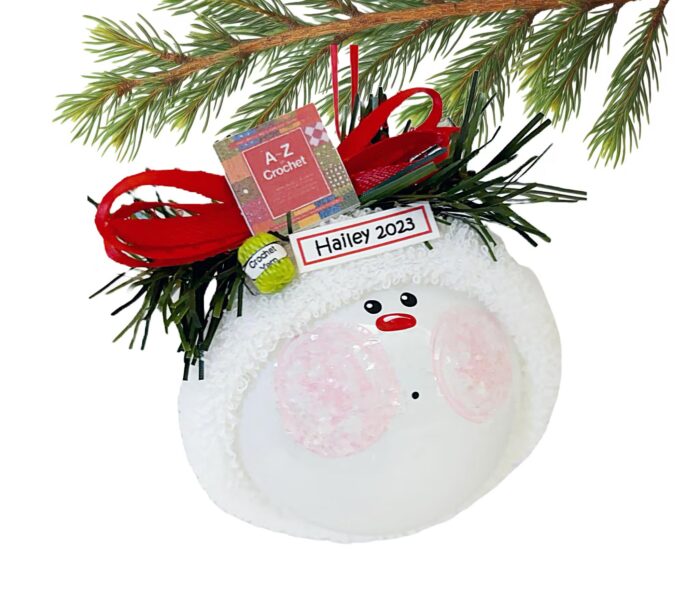 Crochet Christmas Gift Ornaments Book Thread (Color Mary Vary) Townsend Custom Gifts SAMPLE