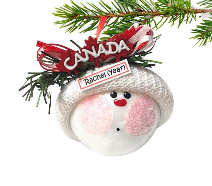 Canada Souvenir Gift Christmas Ornaments Sign With Maple Leaves