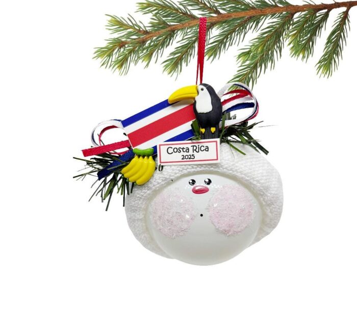 Costa Rica Ornament: Christmas Gift for Travel and Weddings - Image 2