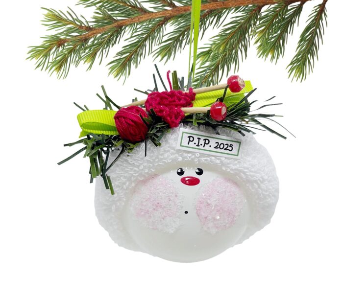 Knitting Ornament and Crochet Club Gift: Needlework with Yarn- Townsend Custom Gifts - Image 2
